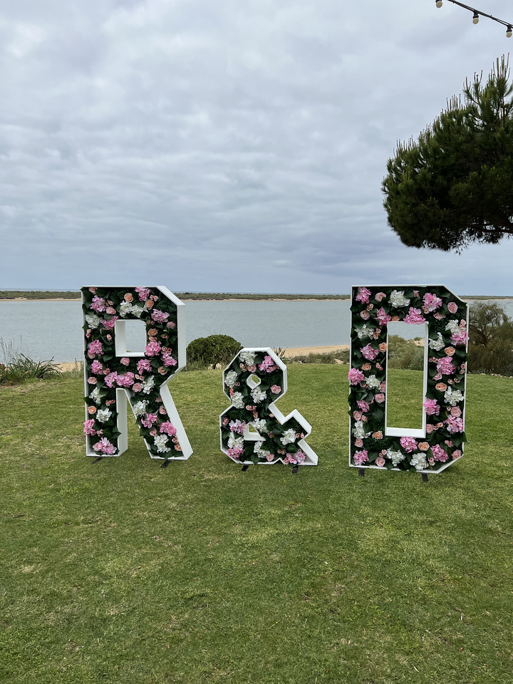 arco floran con letras love